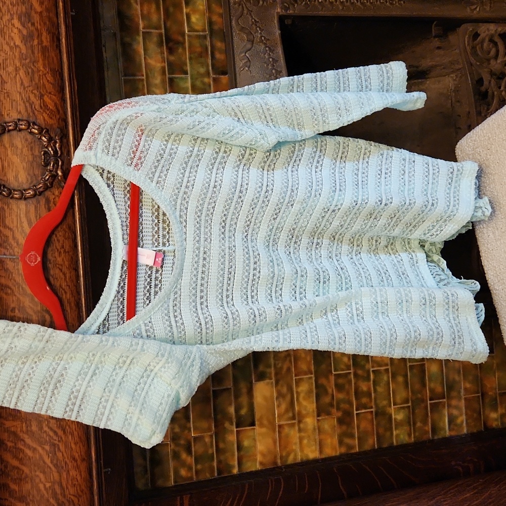 Lacy See Thru Dress Shirt